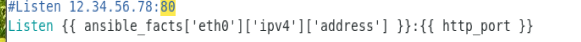 ansibleplaybook 替换文件中指定行 ansible playbook编写_vim_22
