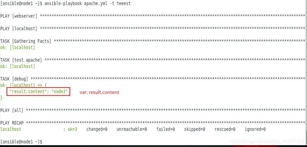 ansibleplaybook 替换文件中指定行 ansible playbook编写_apache_28