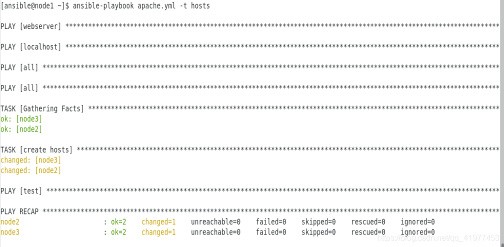 ansibleplaybook 替换文件中指定行 ansible playbook编写_vim_33