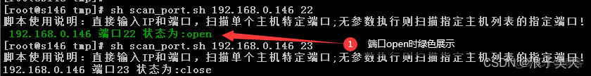 shell 脚本查看springboot项目tcp端口 shell命令查看tcp端口_端口扫描