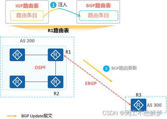 bgp引入ospf路由命令 bgp路由引入到ospf_运维_28