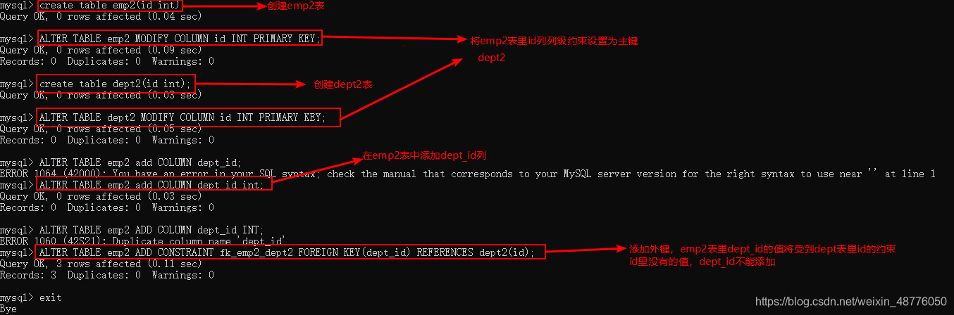 mysql not null约束能命名吗 mysql约束命令_字段_09