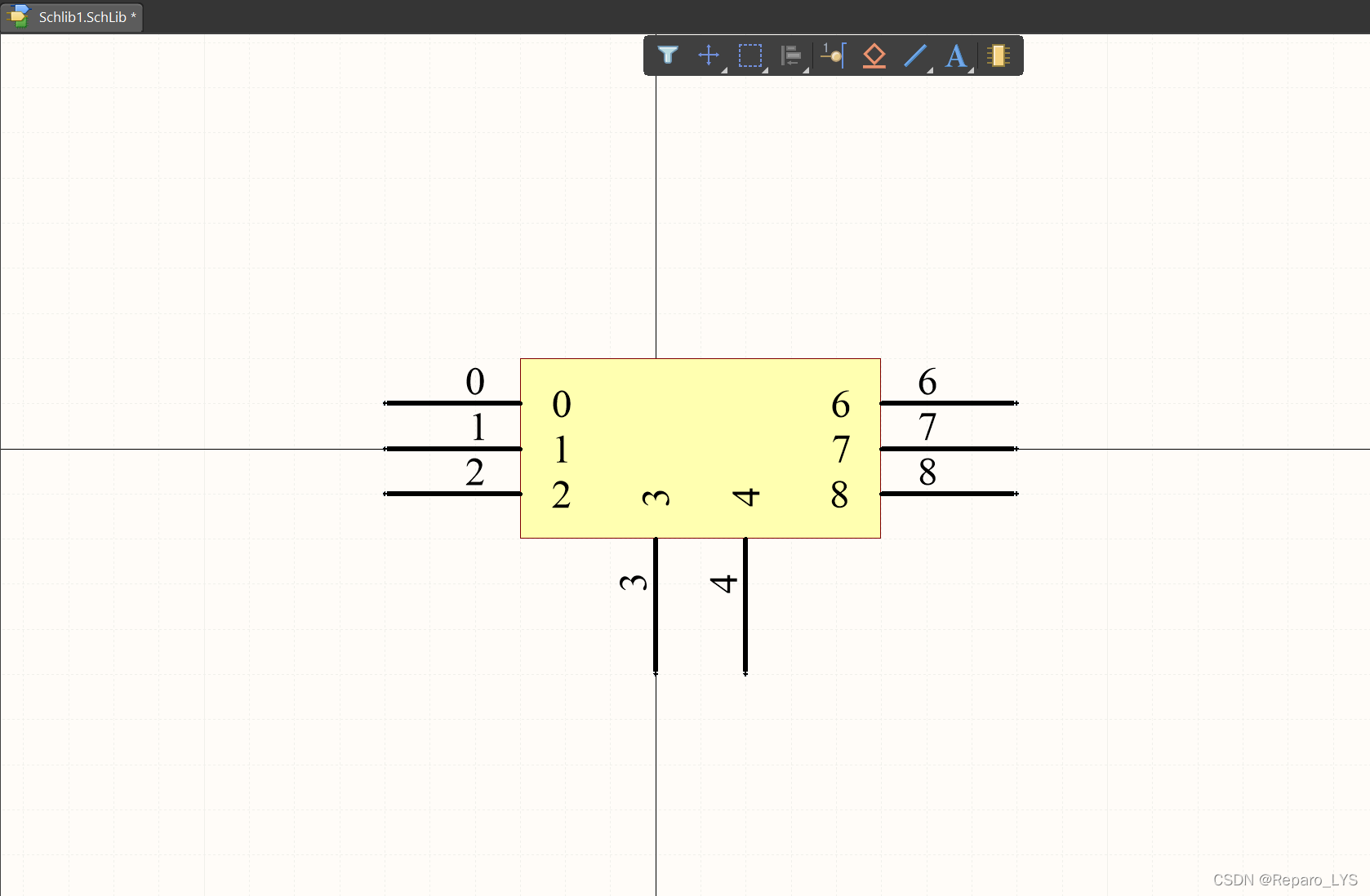 利用Altium designer画圆 altium designer18怎么画元件_单片机_07