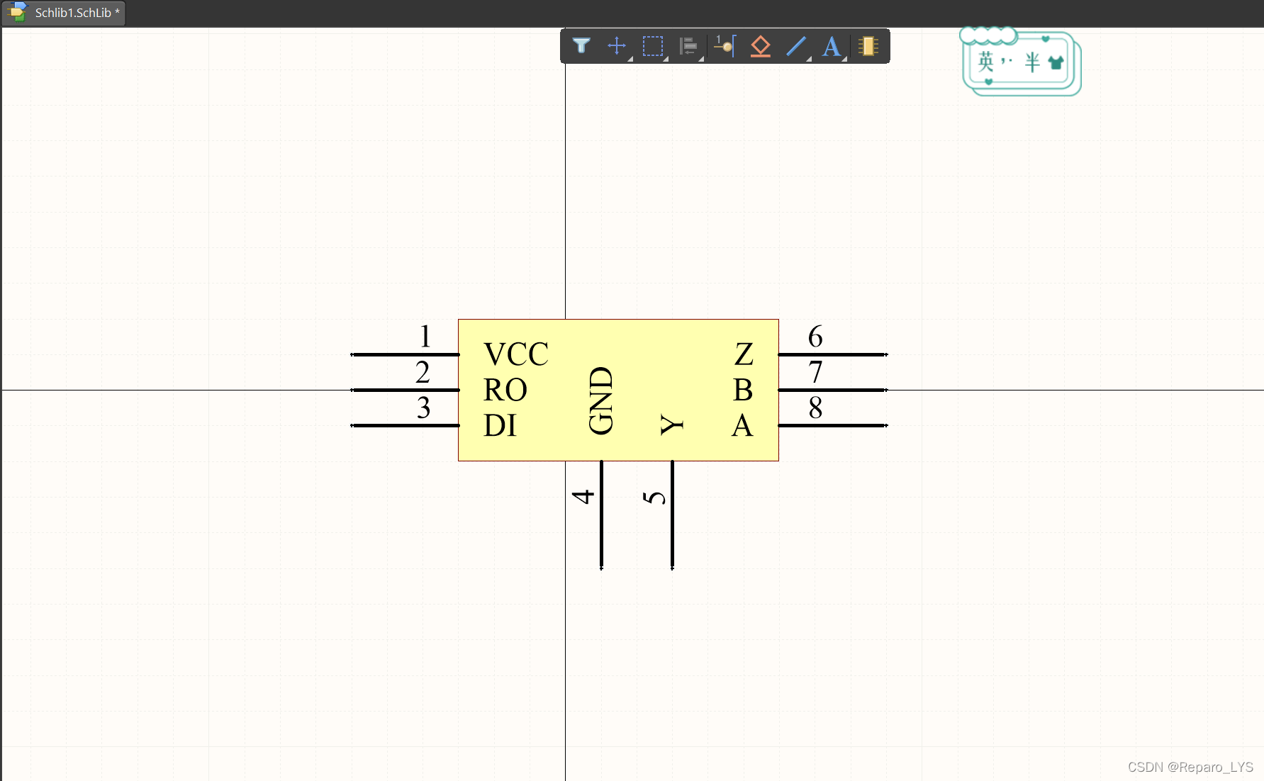 利用Altium designer画圆 altium designer18怎么画元件_嵌入式硬件_08