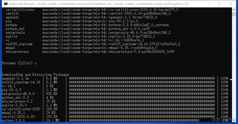 anaconda环境安装snownlp anaconda环境安装numpy_win10_06