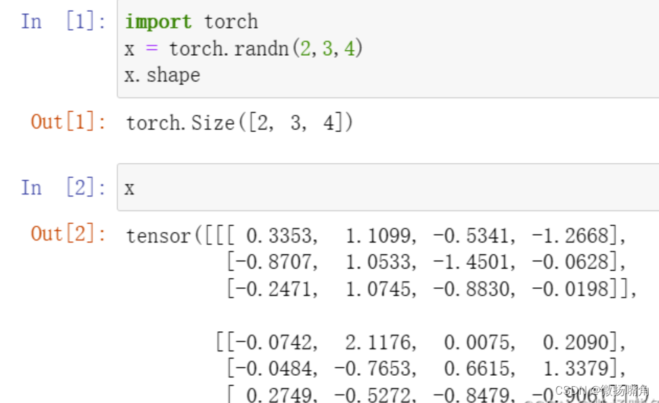 PyTorch 根据一百个传感器数据推定3个参数 pytorch randn_线性变换