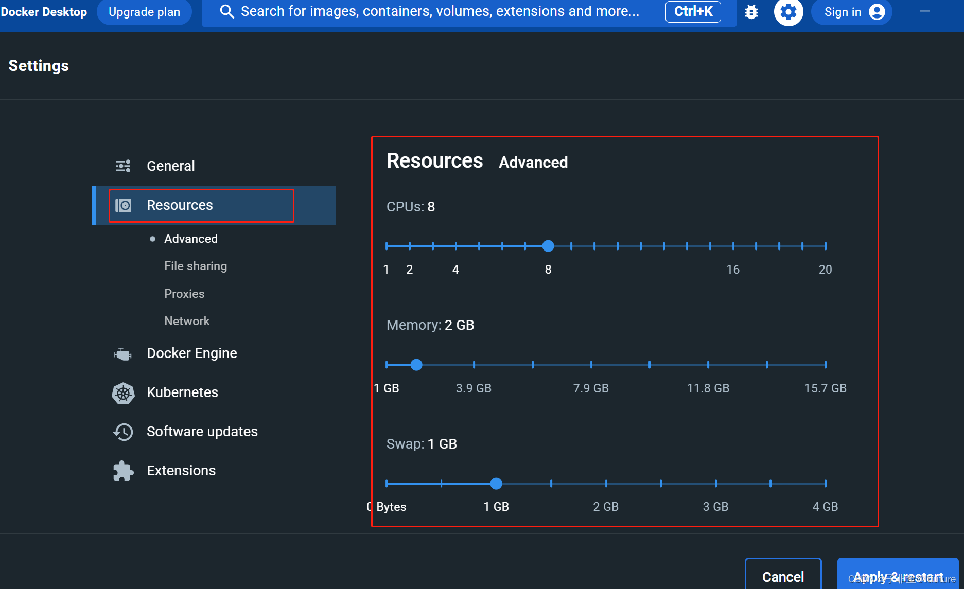 docker 设置容器cpu和内存 docker 设置cpu数量_docker 设置容器cpu和内存_04