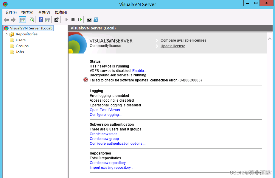 tortoisesvn 可以创建账号吗 如何创建svn账号_linux_12