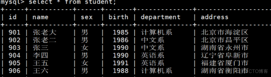 mysql查询员工详细信息 mysql查询单个部门员工总数_数据库_08