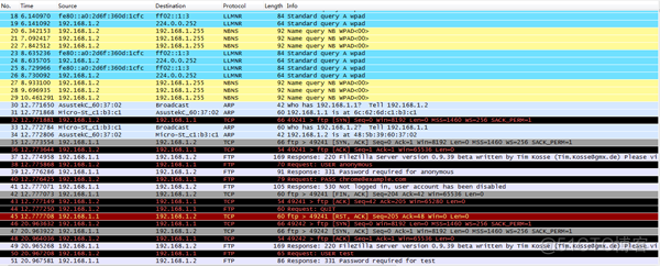 python3 raw socket抓不到interface上的报文tcpdump可以正常抓取 wireshark抓不到ftp包_TCP