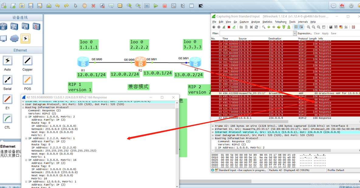 ensp gre隧道 协议down ensp rip协议_算法分类_02