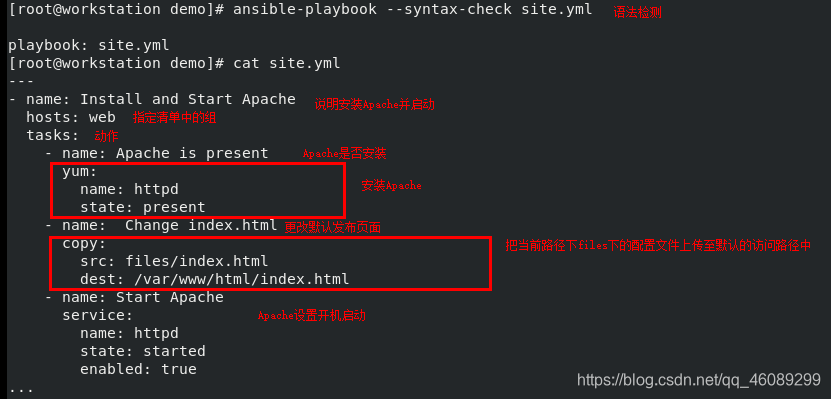 ansible playbook 怎么重命名目录 ansible playbook编写_开机启动_09