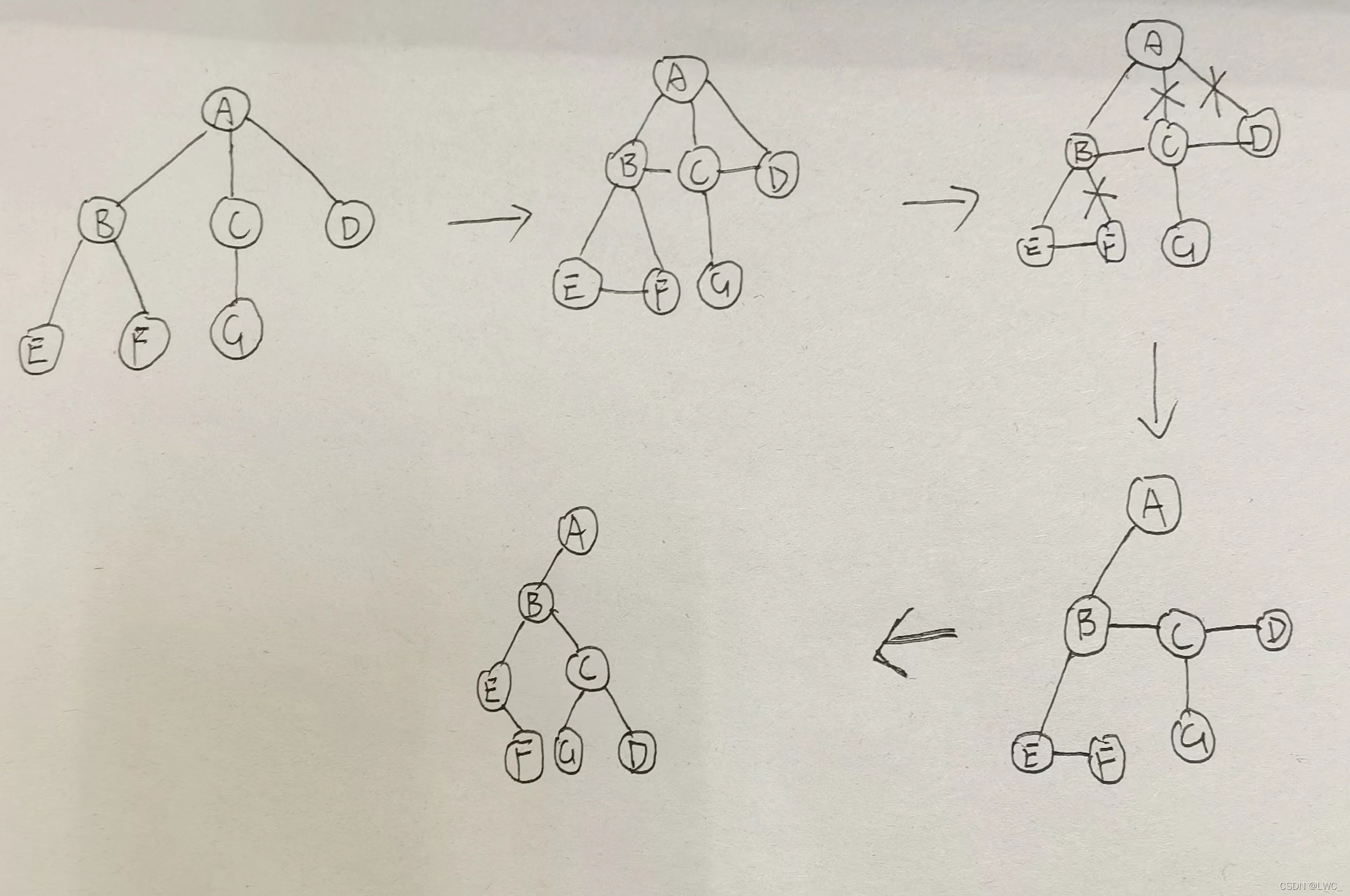 Java树双亲表示法获取树的所有路径 数据结构双亲表示法_二叉树