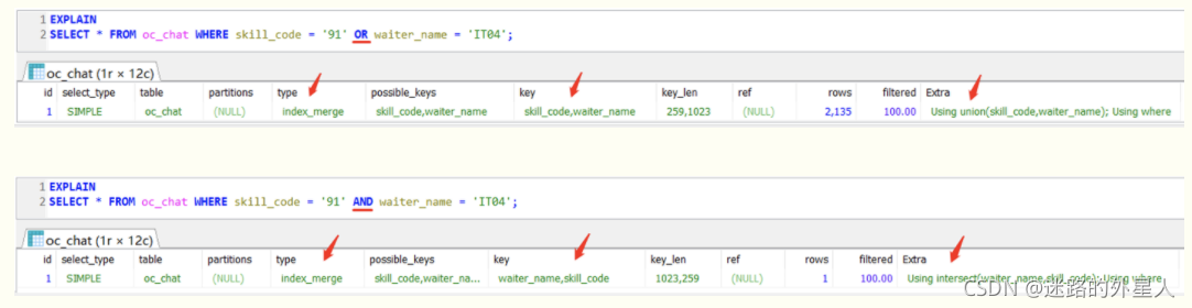 mysql看执行计划改变 mysql执行计划参数_mysql_11