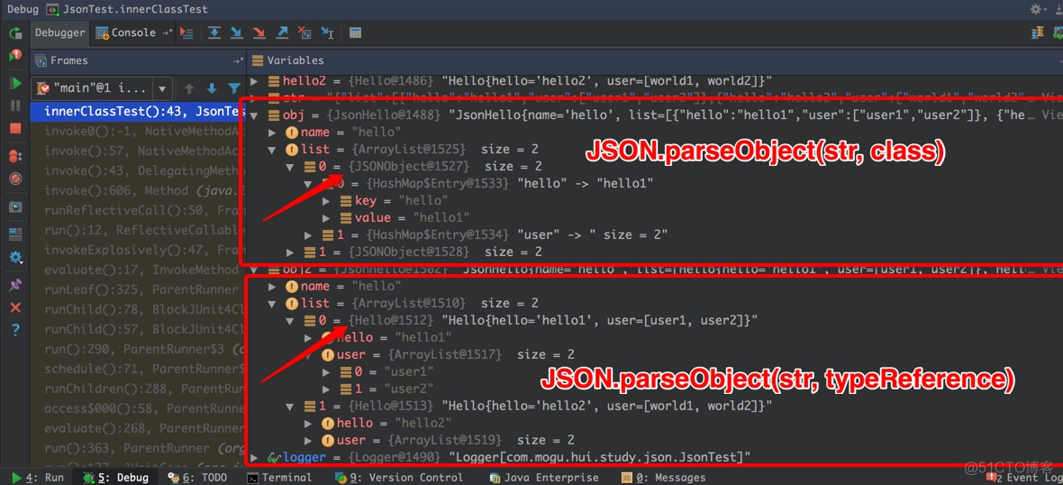 java json反序列化深拷贝 json反序列化注意的问题_json_03