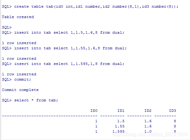 数据库用numberjava对象用什么接收 数据库number和numeric_字段类型