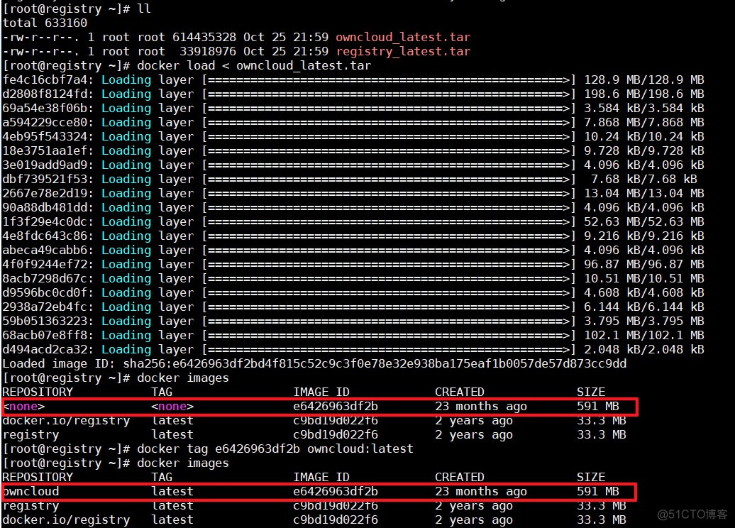 docker加载镜像仓库 docker 加载本地镜像_加载_12