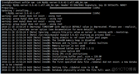 rpm安装 mysql 指定数据目录 启动 rpm安装mysql没有配置文件_sed_14