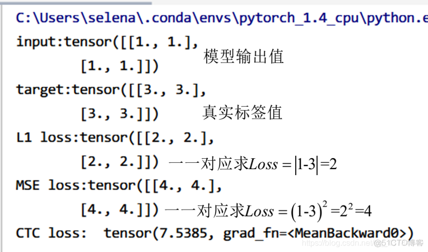 pytorch打印每层权重 pytorch打印loss_损失函数