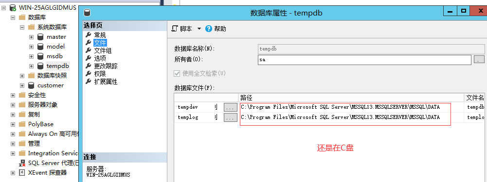 tempdb增长快 tempdb数据库增长很快_数据文件_05