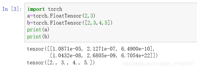 pytorch tensor 各维度的长度 pytorch tensor 取值_浮点型