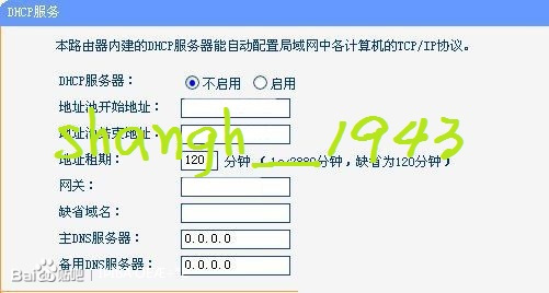 旁路由 监控 旁路由设置教程_DHCP_08