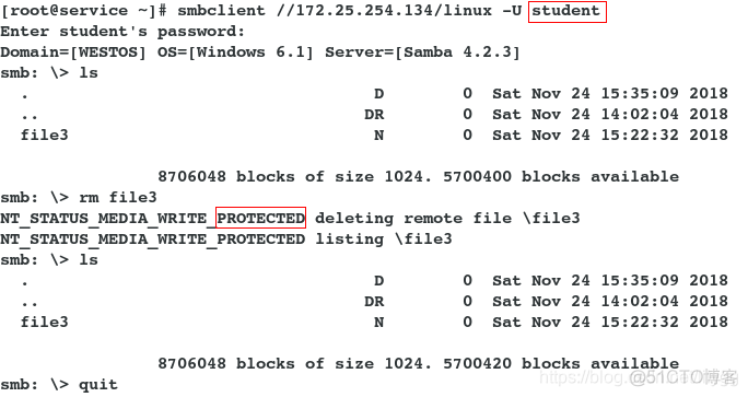 win 清除samba账号 关闭samba服务_linux_45