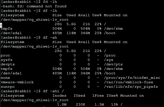 ansible 获取磁盘使用率大于70的磁盘并输出 linux获取磁盘使用率_文件系统