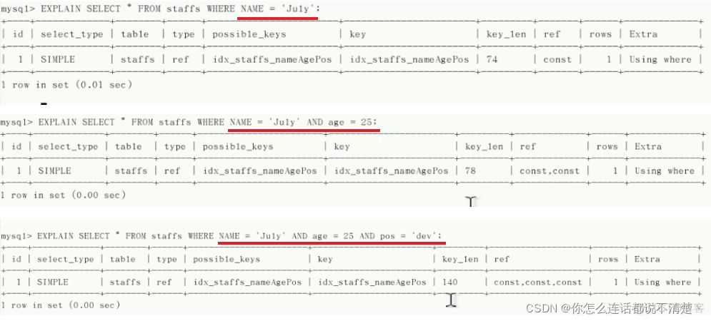 mysql not in 多个条件 优化 mysql检索多条件or优化_字段_05