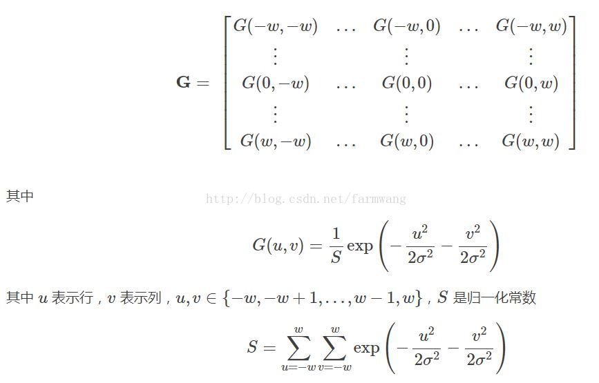 python 高斯模糊 PIL 高斯模糊算法原理_浮点数