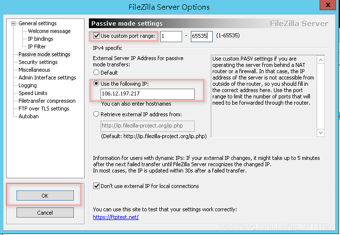 filezilla server安装centos filezilla server怎么配置_Server_12