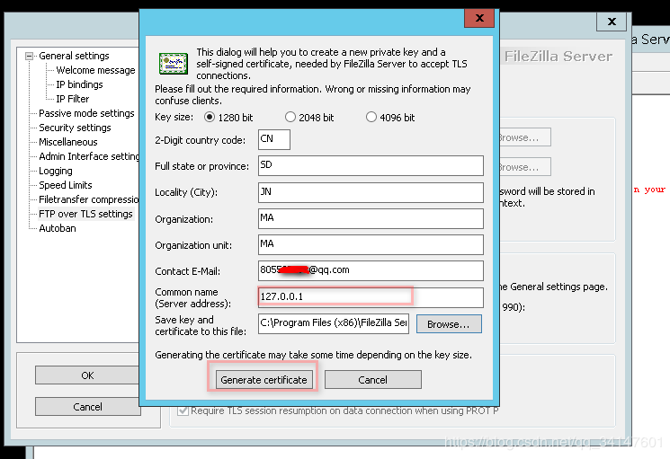 filezilla server安装centos filezilla server怎么配置_Server_13