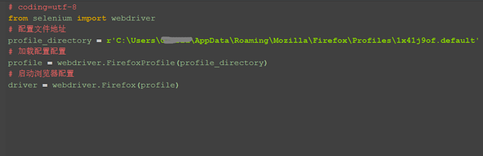 python打开firefox网页并输入数据 python调用火狐_配置文件_05