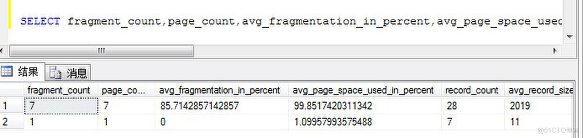 sql server碎片率过高 sql索引碎片_SQL_07