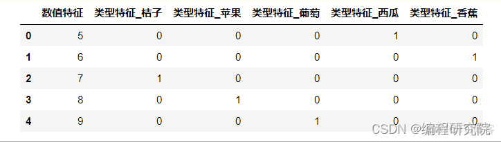 含有哑变量的回归分析python python哑变量处理_含有哑变量的回归分析python_02