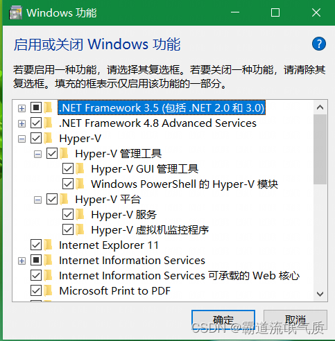 Windows10(家庭版)中DockerDesktop(docker)的配置、安装、修改镜像源、使用_docker_03