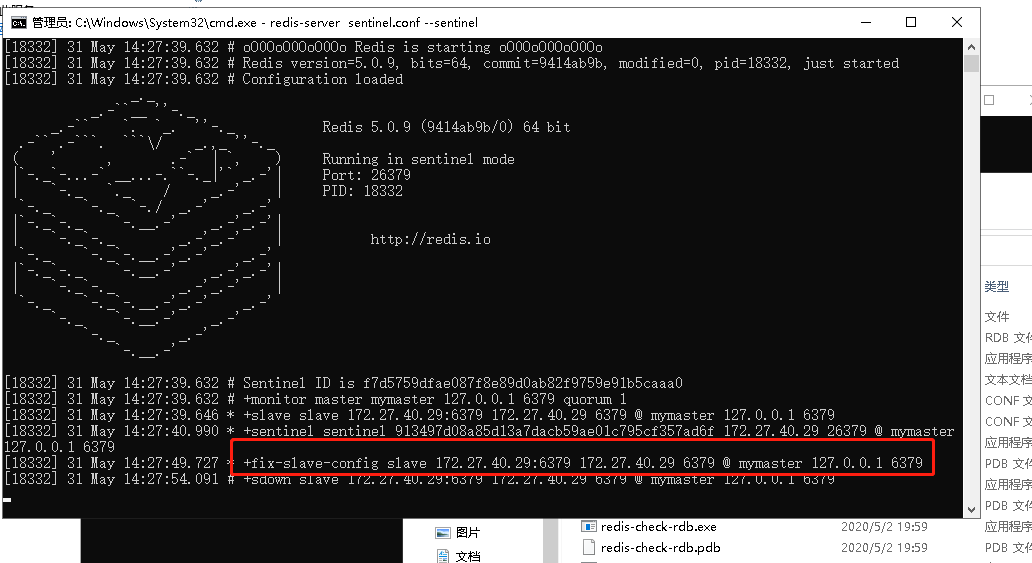 两台windowserver服务器配置Redis哨兵集群_redis_04