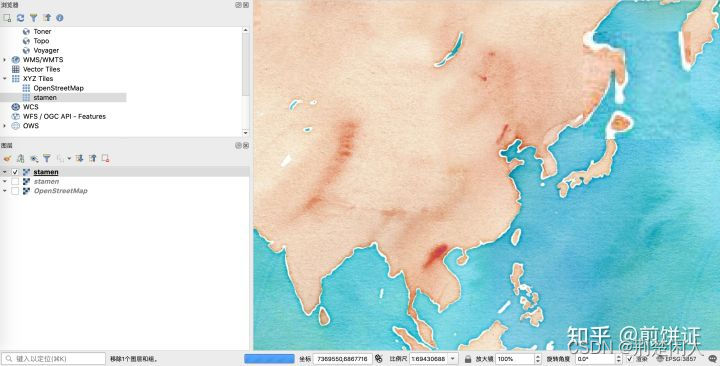 qgis打开python qgis打开地图_高德图_11