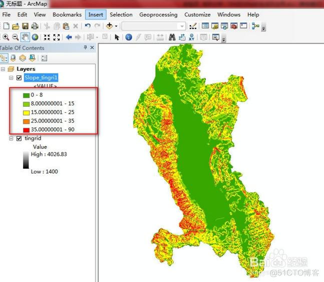 arcgis计算坡度和坡向python arcgis中坡度和坡向_arcgis计算坡度和坡向python_15