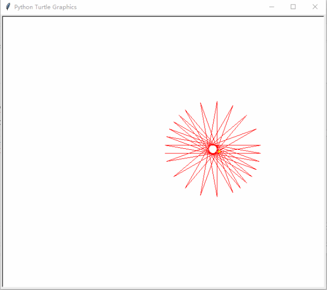 Python中import turtle python中import turtle as te的作用_python_10