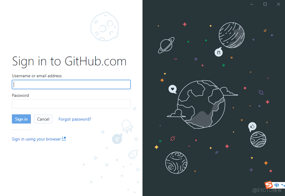 github copilot device code 登录 github desktop登录_github_05