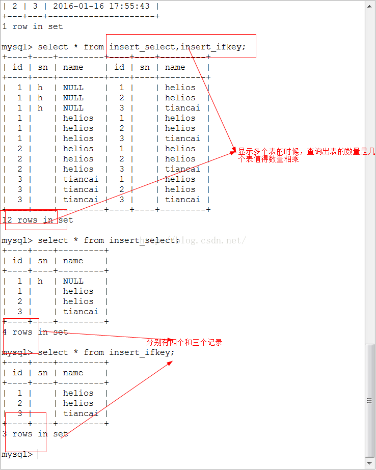 MySQL insert into select 多个 字段 insert into select多条数据_mysql_10