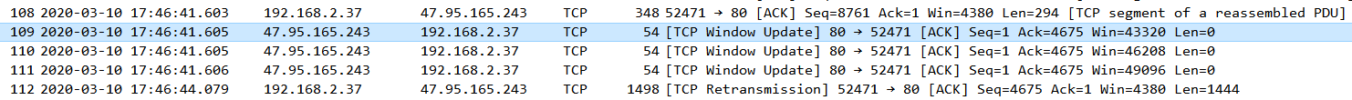 用wireshark抓包分析tcp看是单向还是双向 tcp wireshark抓包_TCP_32