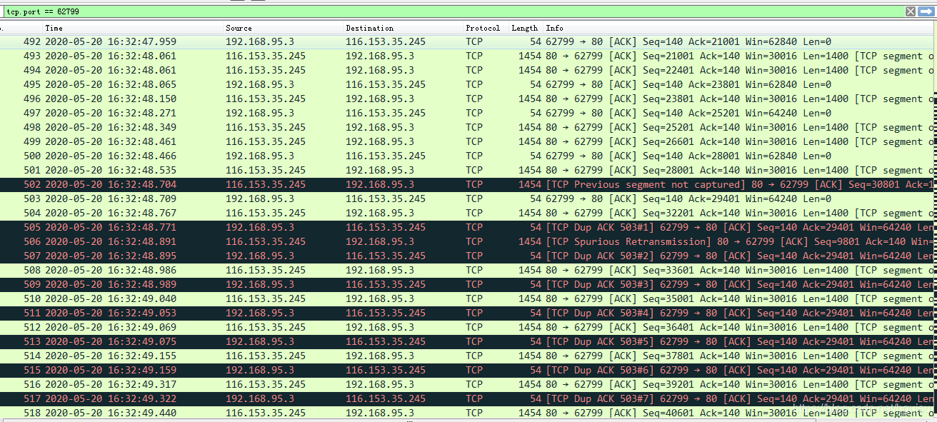 用wireshark抓包分析tcp看是单向还是双向 tcp wireshark抓包_客户端_35