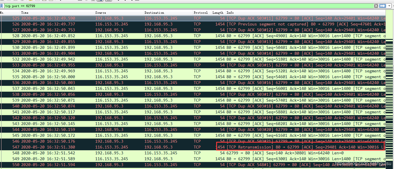 用wireshark抓包分析tcp看是单向还是双向 tcp wireshark抓包_重传_36