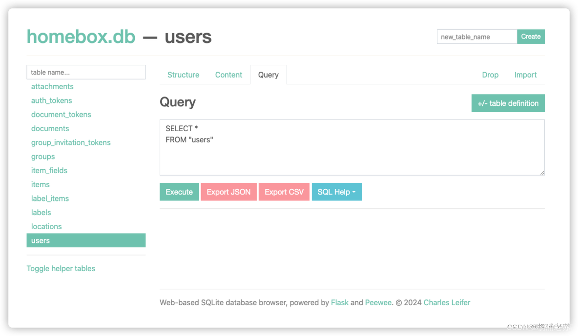 SQLite数据库putty SQLite数据库浏览器_docker_11