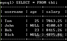 MySQL 创建数据表 列限制 mysql中创建数据表_主键_07