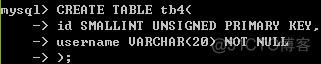 MySQL 创建数据表 列限制 mysql中创建数据表_主键_10