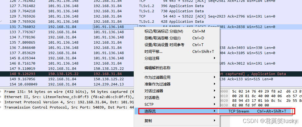 wireshark 过滤条件 udp port wireshark 过滤udp协议_笔记_08