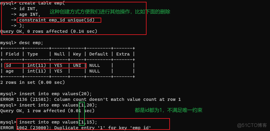 mysql给主键设置排序规则 mysql怎样设置主键_表名_13